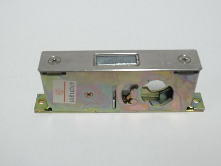 楽天市場】ゴールガラス戸錠P-2510-5用本体ケースのみバックセット25 