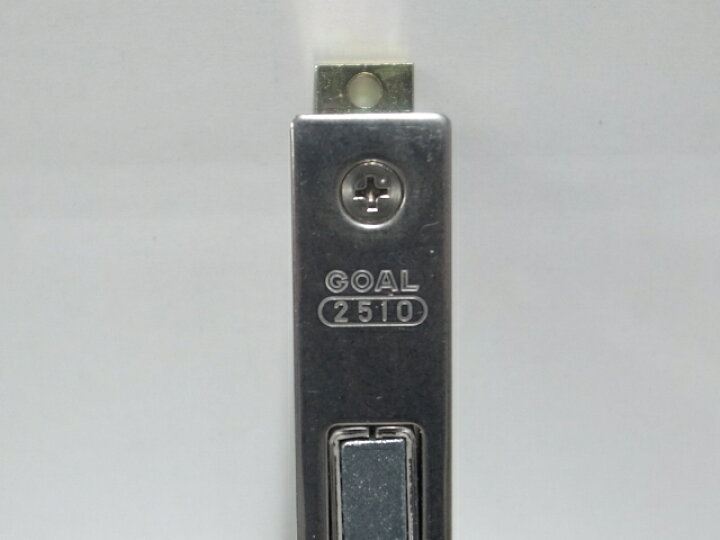 楽天市場】ゴールガラス戸錠P-2510-5用本体ケースのみバックセット25 