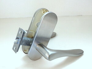 長沢製作所 室内用レバーハンドルチューブラ錠小判座 空錠TXS-1K02 WB色☆☆長沢 NAGASAWA ナガサワ☆TXS☆☆ドア 扉 修理 補修 交換 部品 パーツ