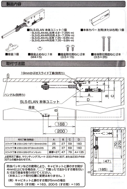 楽天市場】LAMP 上開き扉用ラプコンステーSLS-ELAN-MLS(左用)スガツネ 