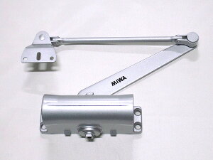 ミワロック 室内用ドアクローザードアチェックM401PS型パラレルタイププラスチックカバーなし(M401NPS)シルバー色 ストップ付☆☆MIWA 美和 ミワ☆M401PS-SV☆MIWA 美和 ミワ☆☆ 玄関 ドア 扉 修