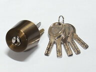 エージェント　LS5-391 取替用シリンダーブロンズ色（ディンプルキー5本付）☆☆U-SHIN SHOWA　ユーシン …
