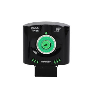 自動給餌器 餌やり 魚 オートフィーダー フードタイマー 熱帯魚 金魚 メダカ 簡単操作 配給量調節 水槽 グリーン
