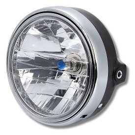 バイク用ヘッドライト ダイヤモンドカットレンズ ハロゲンランプ Ф180mm 汎用型 ヘッドライト Partools