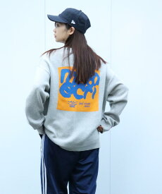 STICKER LOGO KNIT PULLOVER ステッカー ロゴ ニット プルオーバー モヤンエクリ moyan ecri MED4-13U001 綿 カシミヤ 可愛い 秋冬 ギフト