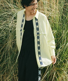 lucky charm motif multiway shirt moyan ecri マルチウェイ シャツ 長袖 半袖 ショート丈 うさぎ 蝶々 モチーフ 刺繍 幸運 ユニセックス メンズ レディース 白 黒 サックス レモン ピンク 春夏 ギフト プレゼント コットン ライン