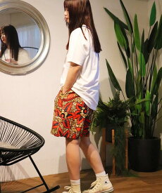 AFRICA 2WAY SHORT PANTS ショートパンツ ハーフパンツ ハーパン ショーパン アフリカ布 アフリカンファブリック 柄