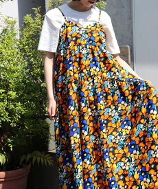 Africa tiered cami dress キャミワンピ キャミワンピース ワンピ ワンピース アフリカ布 アフリカンファブリック