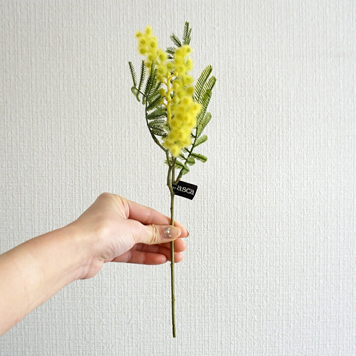 楽天市場】造花 ミモザ 1本 インテリア 装飾 飾り 花 フェイク 