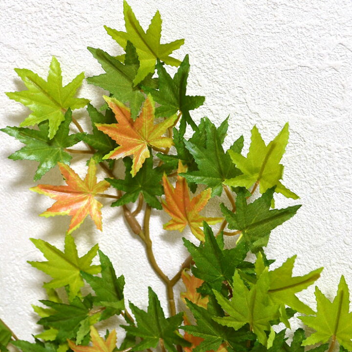 楽天市場】【アウトレット】造花 紅葉 モミジ ミニジャパニーズ 