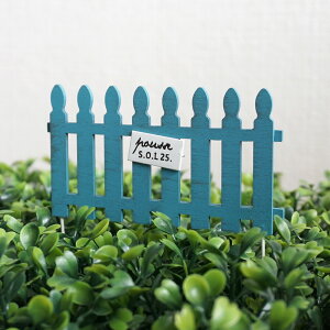 ガーデンピック ガーデニング雑貨 友膳 ウッドフェンスロング ブルー【メール便可 1通につき6本まで】