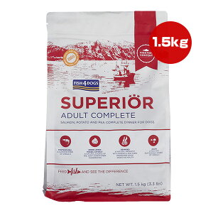 tBbV4hbO X[yA A_g 1.5kg Fish4Dogs b ybg t[h  hbO 