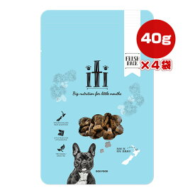 イティドッグ ビーフ＆イール[うなぎ] ディナー 40g×4袋 ▽b ペット フード 犬 ドッグ エアドライ製法 総合栄養食 iti