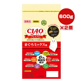 チャオ プレミアム まぐろミックス味 600g[150g×4袋]×2個 いなばペットフード ▼a ペット フード 猫 キャット 無着色 総合栄養食 国産 CIAO