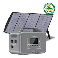 ASAGAO AS1000-JP+ASSP200-JP ポータブル電源+ソーラーパネルセット 防災グッズ メーカー直送 代引不可 …
