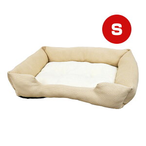SMILE スクエアベッド メッシュベージュ S エースプロダクツ ▼g ペット グッズ 犬 ドッグ 猫 キャット オールシーズン