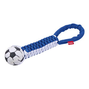 犬用おもちゃ PLAY スポーティボールテープ サッカーボール ペティオ ▼a ペット グッズ 犬 ドッグ Petio W27639