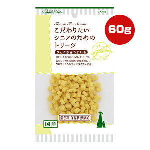������肽���V�j�A�̂��߂̃g���[�c �ЂƂ������܂��� 60g �A�h���C�g ��a �y�b�g �t�[�h �� �h�b�O ����� ���Y �y�e�B�I Petio AddMate A14001