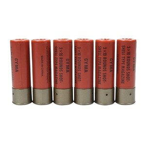 CYMA �V���b�g�V�F�� M870�V���[�Y�p 30�����U 6�{�Z�b�g M069 �V�[�} �G�A�K�� �d���K�� �K�X�K�� �T�o�Q�[���� �~���^���[�O�b�Y AIR SPORT GUN ACCESSORY �V���b�g�V�F���^�}�K�W�� �U�e�}�K�W�� �U