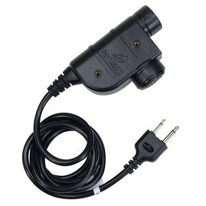Z-Tactical PTTスイッチ Z125 Silynx ICOM用 2Pプラグ z125-ic 防音イヤーマフ 防音イヤマフ 遮音イヤーマフ 遮音イヤマフ 電子防音イヤーマフ 電子式防音イヤーマフ エレクトリックイヤーマフ 電子防