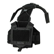 AGILITE ヘルメットアクセサリープラットフォーム BRIDGE ベルクロ付き [ ブラック ] ベルクロプラットフ…