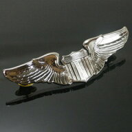 Rothco ピンバッジ 1650 アメリカ空軍 パイロット WING USAF | ロスコ ピンズ ミリタリーバッジ ミリタリ…