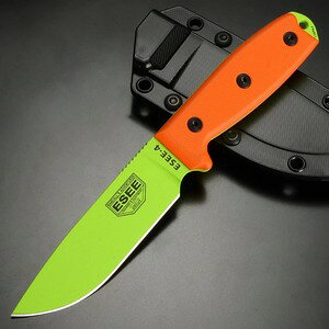 ESEE AEghAiCt Model 4 FmO[ ESEE-4P-VG KNIFE G10 Venom Green v[GbW IWnh n LviCt kiCt O Lv