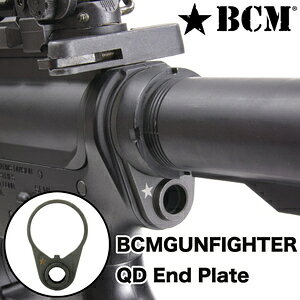 BCM �K���t�@�C�^�[ QD�G���h�v���[�g M4/M16/AR-15�p �X�����O�}�E���g �č��� Bravo Company Manufacturing �u���{�[�J���p�j�[MFG �A�����J�� Made in USA QD�X�����O�A�^�b�`�����g EPM4-QD END PLATE Receiver Sling