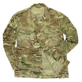 イギリス軍放出品 コンバットジャケット MTP迷彩 BDU ボタン留め [ 170/96 / 可 ] 軍払い下げ品 英国軍放出品 MTPカモ 軍用ジャケット 軍military BDUジャケット 戦闘用ジャケット 軍服 コンバットユニフォーム バトルジャケット バトルユニフォーム 迷彩服 迷彩ジャケット