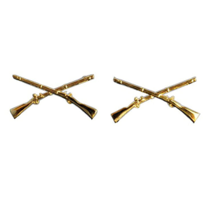 楽天市場】Rothco ピンバッジ 1751 米軍徽章 歩兵 ゴールド 2個セット 