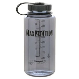 MAXPEDITION ナルゲンボトル 広口 1L ブランドロゴ入り NALG32DG マックスペディション プラスチック 半透明 アウトドア スポーツ トレーニング キャンプ 登山 水筒 ウォーターボトル マグボトル