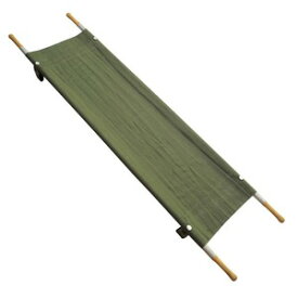 フランス軍放出品 折りたたみ担架 木製ハンドル 帆布 ストレッチャー 簡易担架 タンカ ミリタリーサープラス ミリタリーグッズ フォールディング スチールフレーム 軍払い下げ 救護担架 救急担架 救助担架 ポータブル担架 緊急担架 救命担架 防災担架 災害用担架 仏軍