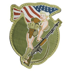 MIL-SPEC MONKEY pb` BAR GIRL  xN [ tJ[ ] ~XybNL[ o[K[ BAWIDAMANN B.A.R. Girl Patch Ct ~^[by ~^[pb` AbvP L J ݏ