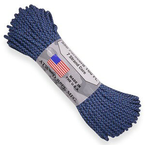 ATWOOD ROPE 550�p���R�[�h �^�C�v3 �u���[�X�y�b�N�J�� [ 30m ] �A�g�E�b�h���[�v ARM ���p Blue Spec Camo �� �� ���[�v �p���V���[�g�R�[�h �j �C�R �C�Ђ� �V���[���[�X �h�� 550�R�[�h �i�C�����R�[�h