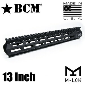 BCM �n���h�K�[�h MCMR M-LOK �A���~������ M4/AR15�p [ �u���b�N / 13�C���` ] �č��� Bravo Company Manufacturing �u���{�[�J���p�j�[MFG �A�����J�� Made in USA Gunfighter M���b�N Free Float Handguard �K���t�@�C�^�[