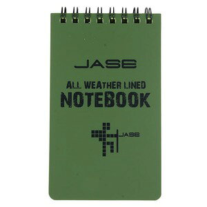 h ALL WETHER NOTE BOOK TCY130×75mm ϐy[p[ [ O[ / JASE ] m[g ML 蒟 Y^ T 蒠