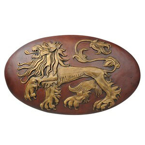 Valyrian Steel �� �Q�[���I�u�X���[���Y ���j�X�^�[�V�[���h �ؐ� 1/1�X�P�[�� �| �o�b�N���[ �o�����A���X�`�[�� GAME OF THRONES Lannister Shield military�T�C�Y �h�䏂 �V�[���h �h�� �K�[�h ���b �o���A