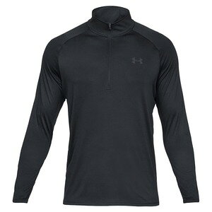 UNDER ARMOUR n[tWbvVc Tech 1/2 Zip Shirt 2.0  [ ubN / XLTCY ] A_[A[}[ WbvAbvVc HeatGear q[gMA Vc R 퓬 BDU