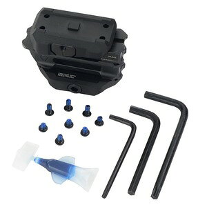 STRIKE INDUSTRIES �h�b�g�T�C�g�}�E���g Aimpoint Micro Standard�p ������ SI-T1-VOM-BK �X�R�[�v�}�E���g�x�[�X �K���p�[�c �J�X�^���p�[�c �}�E���g���[���x�[�X �X�R�[�v���[���x�[�X �e�p�}�E���g