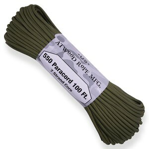ATWOOD ROPE 550�p���R�[�h �^�C�v3 �I���[�u�h���u [ 30m ] �A�g�E�b�h���[�v ARM Olive Drab �J�[�L ���p ���[�v �p���V���[�g�R�[�h �j �C�R �C�Ђ� �V���[���[�X �h�� 550�R�[�h �i�C�����R�[�h �R ��