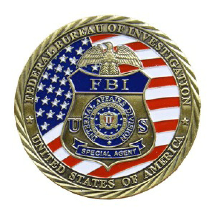 楽天市場】チャレンジコイン FBI 公式紋章 記念メダル Challenge Coin 