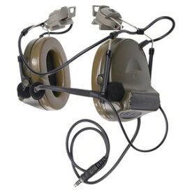 Z-Tactical タクティカルヘッドセット FASTヘルメット用 Comtac II モデル [ フォリアージュグリーン ] Z-TAC Z031 ファストヘルメット用 ファーストヘルメット用 耳当て ヘッドフォン マイク付き ヘルメットアクセサリー ヘルメットパーツ イヤーマフ NAVY SEAL SWAT