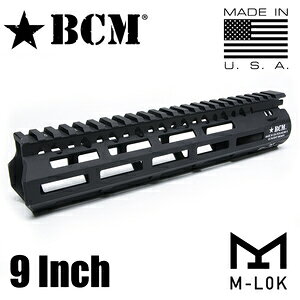 BCM �n���h�K�[�h MCMR M-LOK �A���~������ M4/AR15�p [ �u���b�N / 9�C���` ] �č��� Bravo Company Manufacturing �u���{�[�J���p�j�[MFG �A�����J�� Made in USA Gunfighter M���b�N Free Float Handguard �K���t�@�C�^�[ 