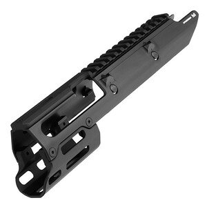 LEAPERS UTG PRO �n���h�K�[�h Monolithic M-LOK �A���~�� MP5K�p MTU055SSMK MP5 K �N���c �g�b�v���[�� �t�H�A�n���h �t�H�A�O���b�v ��� �t�H�A�G���h �O�� �t�H�A�A�[�� �A���O���O���b�v ���C���n���h
