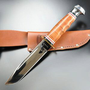 KA-BAR ハンティングアナイフ Marine Hunter 1235 レザー ケーバー 渓流釣り 魚釣り フィッシングナイフ キャンプナイフ アウトドアナイフ 狩猟ナイフ シースナイフ ハンティングナイフ ハンターナ