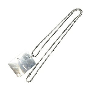 イタリア軍放出品 ドッグタグ チェーン付き 軍払下げ品 軍払い下げ品 DogTag ネックレス 認識票 ミリタリー ドックタグ 識別票 Dog Tag ミリタリーサープラス ミリタリーグッズ 伊軍 イタリア軍