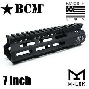 BCM �n���h�K�[�h MCMR M-LOK �A���~������ M4/AR15�p [ �u���b�N / 7�C���` ] �č��� Bravo Company Manufacturing �u���{�[�J���p�j�[MFG �A�����J�� Made in USA Gunfighter M���b�N Free Float Handguard �K���t�@�C�^�[ 
