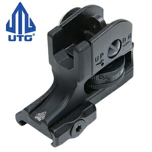 LEAPERS UTG �Œ胊�A�T�C�g AR15�p �X�[�p�[�X���� MT-950RS03 ���[�p�[�Y �A�C�A���T�C�g �J�X�^���p�[�c Super Slim Fixed Rear Sight Picatinny �Ɛ� �Ɩ� �Ə��� AR�p�[�c M4 M16 AR-15 20mm���[�� �s�J�e�B�j�[