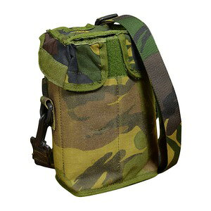 オランダ軍放出品 ラジオポーチ DPM迷彩 ショルダーストラップ付き 蘭軍放出品 DPMカモ ミリタリーポーチ 軍用ポーチ 無線ポーチ 無線機ポーチ レディオポーチ ショルダーバッグ ショルダー