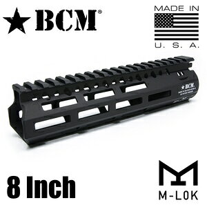BCM �n���h�K�[�h MCMR M-LOK �A���~������ M4/AR15�p [ �u���b�N / 8�C���` ] �č��� Bravo Company Manufacturing �u���{�[�J���p�j�[MFG �A�����J�� Made in USA Gunfighter M���b�N Free Float Handguard �K���t�@�C�^�[ 